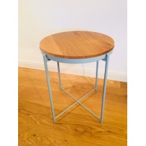 Eiche, runde Tischplatte, verleimt Ø 44cm , Stärke 3 cm mit Fase Eiche, runde Tischplatte, verleimt Ø 44cm , Stärke 3 cm mit Fase